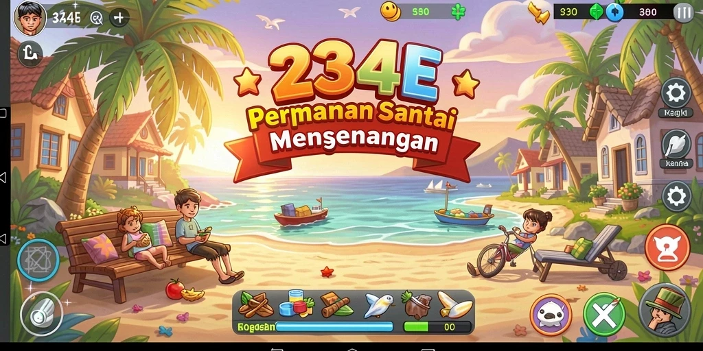 Tampilan gameplay 234E yang seru dan interaktif.