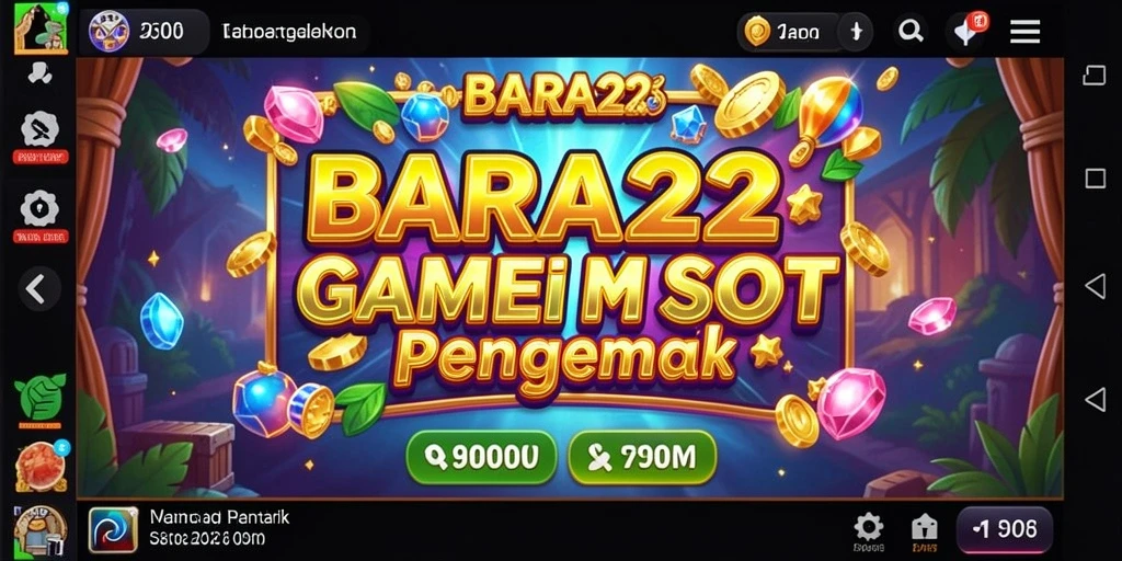 Screenshot utama BARA22 menampilkan kegembiraan gameplay Slot yang interaktif.