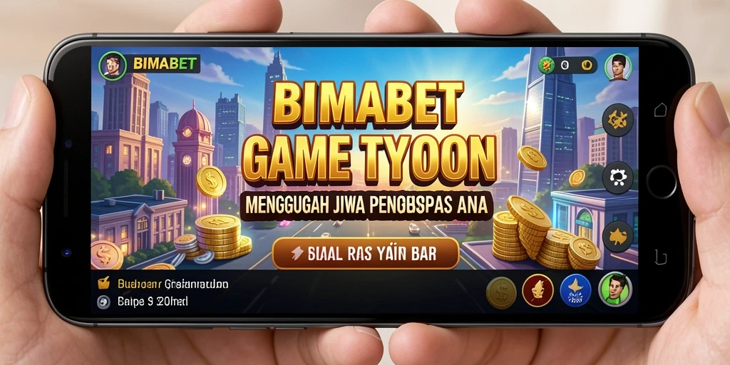 Screenshot menunjukkan gameplay seru dalam mengelola bisnis Tycoon.
