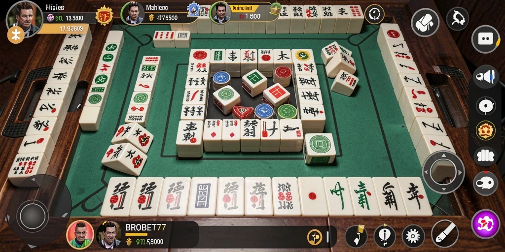 Screenshot gameplay seru Mahjong di BROBET77