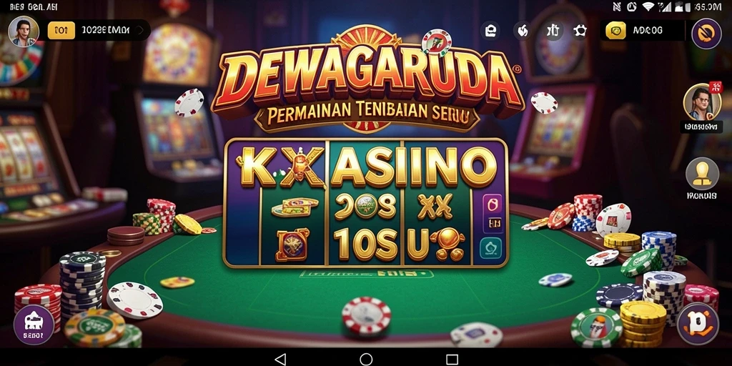 Tampilan gameplay seru dari DEWAGARUDA di kasino.