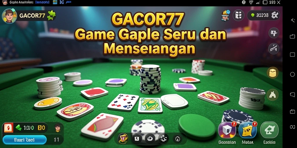 Tampilan gameplay seru GACOR77 dengan antarmuka menarik.