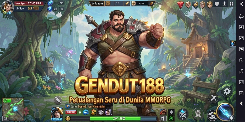 Screenshot gameplay GENDUT188 yang menampilkan aksi seru dalam dunia MMORPG.
