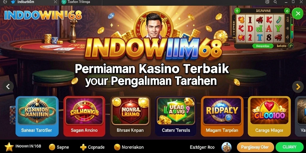 Tampilan menarik dari permainan Kasino INDOWIN168 yang penuh aksi.