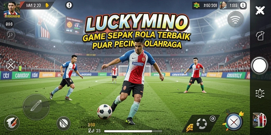 Tampilan gameplay LUCKYMINO yang mendebarkan dan penuh aksi.