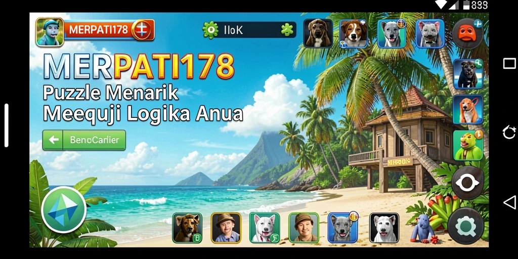 Screenshot gameplay MERPATI178 menampilkan tantangan Puzzle yang menarik.