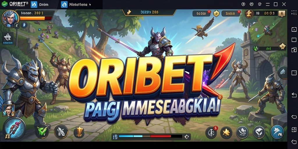 Tampilan gameplay ORIBET yang menegangkan dan strategis.