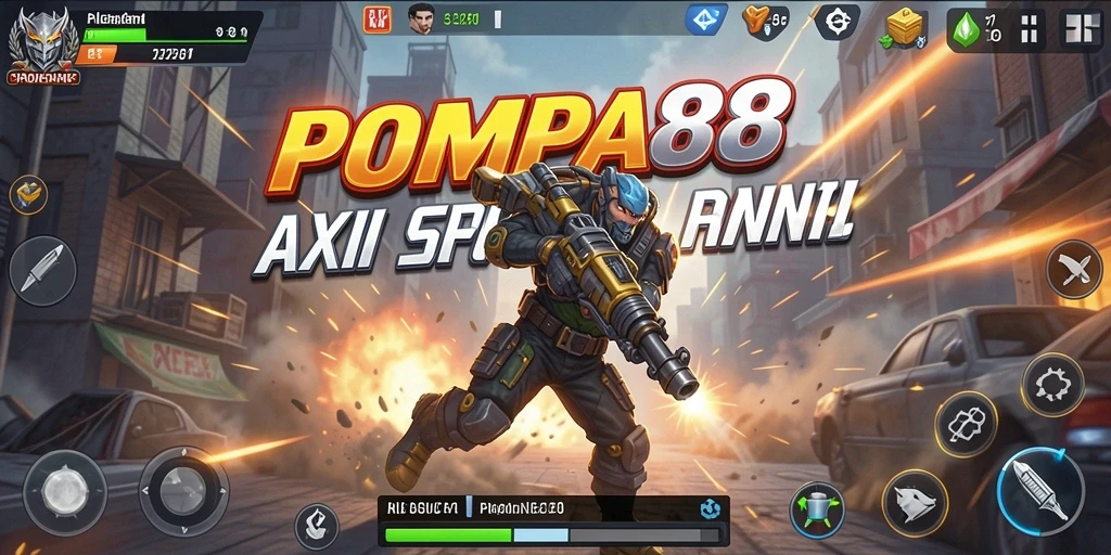 Tampilan gameplay POMPA88 yang mendebarkan dan penuh aksi.