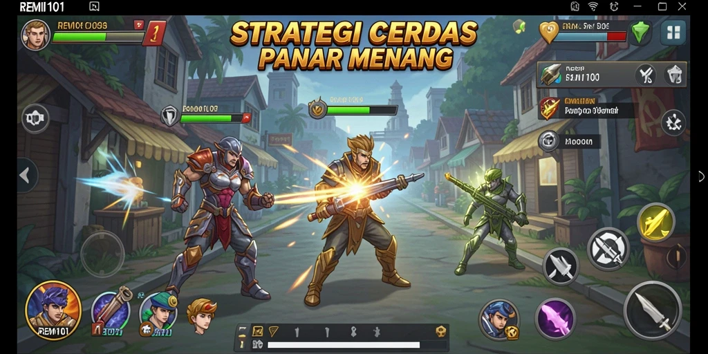 Gameplay seru dan strategis dari REMI101 yang penuh tantangan.
