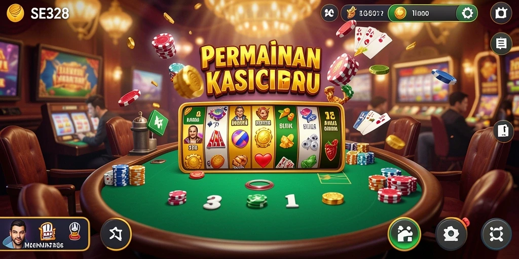 Tampilan aksi seru dalam permainan Kasino SE328.