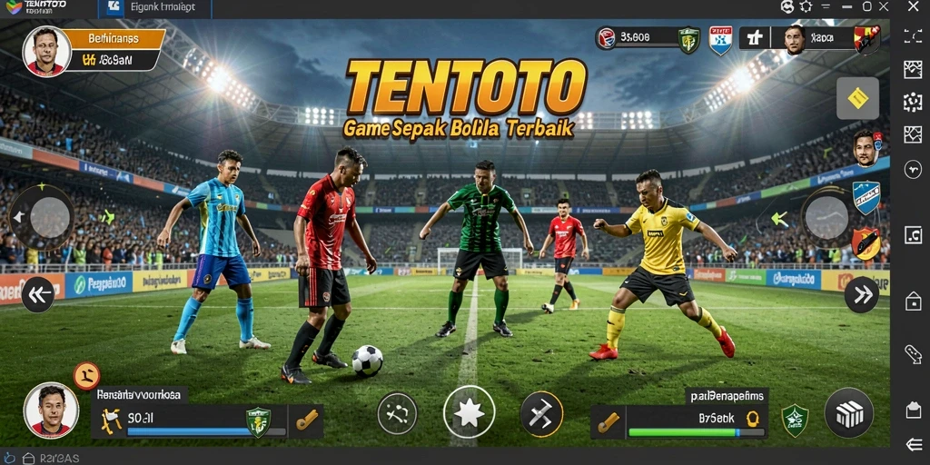 Tangkapan layar dari gameplay seru dalam TENTOTO.