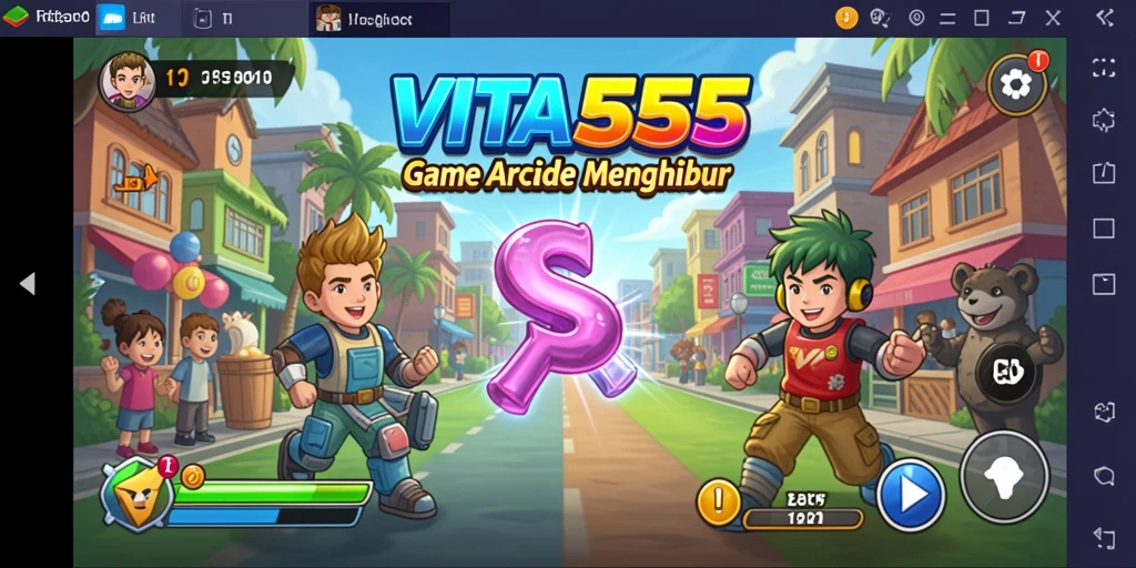 Tampilan menarik saat bermain VITA555 yang penuh warna.